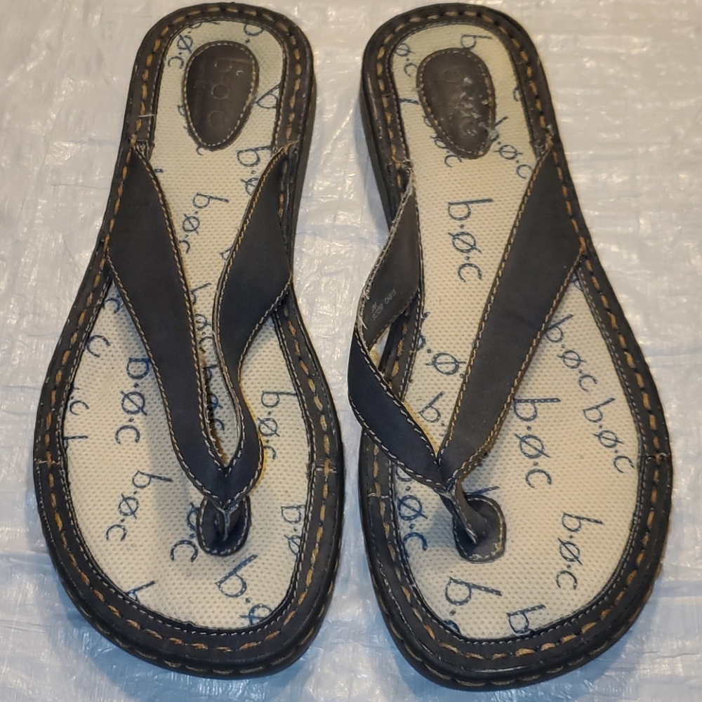 Navy Flip Flops Size 9